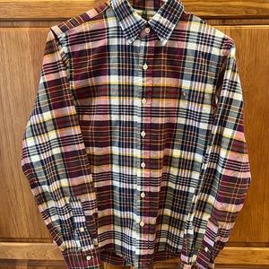 Ralph Lauren Multicolor Plaid Button Down Shirt
